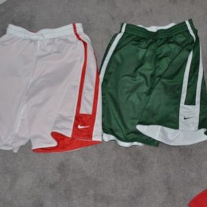 Two Pair of Nike Reversible Shorts Size XL